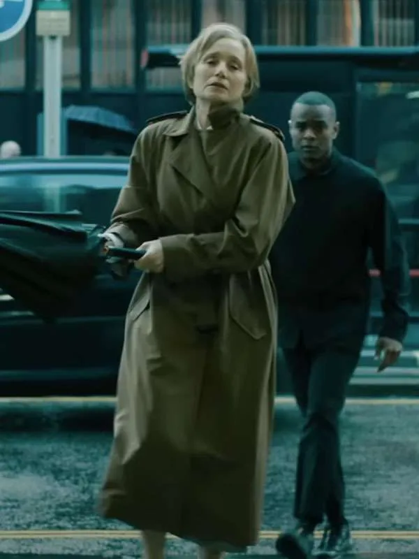 Kristin Scott Thomas Slow Horses S05 Brown Coat