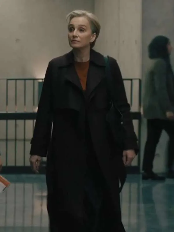 Diana Taverner Slow Horses S04 Black Coat