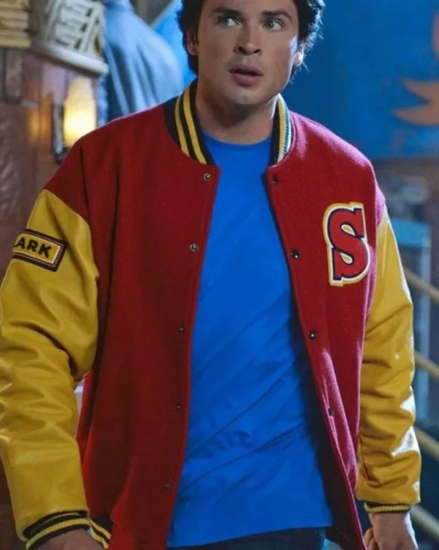 Smallville Clark Kent Crows Varsity Cotton Jacket