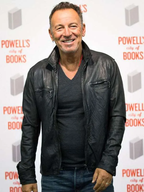 Bruce Springsteen Book Tour Leather Jacket