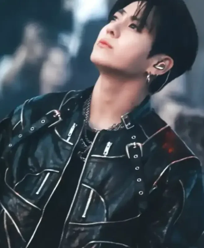 Stanford BTS World Tour 2026 Jungkook Leather Jacket - Image 3