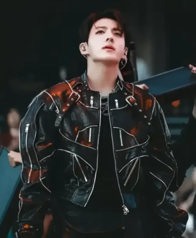 Stanford BTS World Tour 2026 Jungkook Leather Jacket