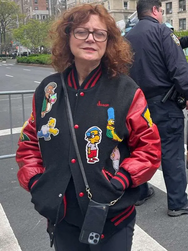 Susan Sarandon Simpsons Varsity Jacket - Image 3