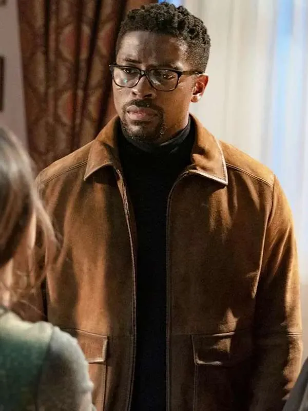 Ciprien Grieve Mayfair Witches S02 Brown Bomber Jacket - Image 3