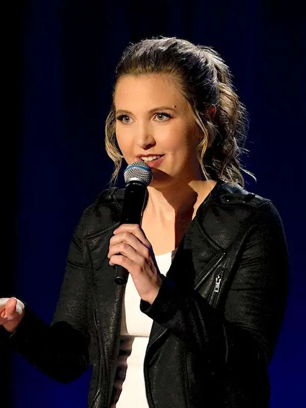 Taylor Tomlinson Quarter-Life Crisis Black Leather Jacket - Image 2