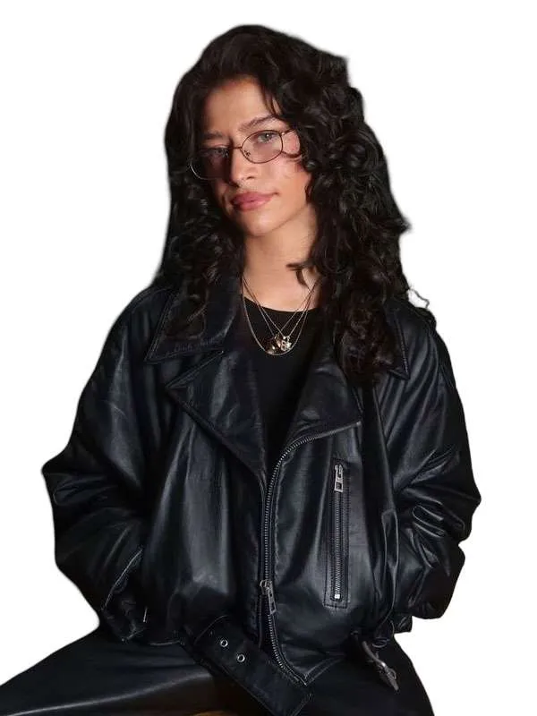 Odessa A’zion The Actor Awards Black Leather Jacket