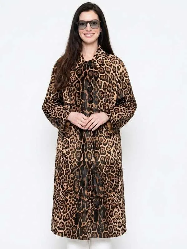 The Devil Wears Prada 2 Anne Hathaway Leopard Coat