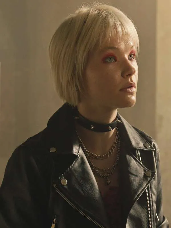 Emma Stratmann The Rookie Black Leather Jacket - Image 3