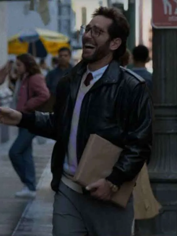 The Shrink Next Door Paul Rudd Leather Bomber Jacket - Image 2
