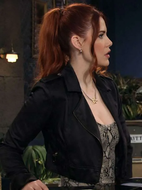 Sally Spectra The Young And The Restless Biker Jacket