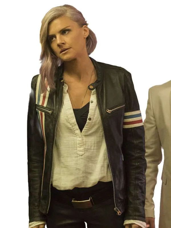 Future Man Tiger Black Leather Jacket
