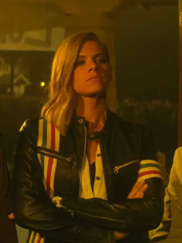 Future Man Tiger Black Leather Jacket - Image 3