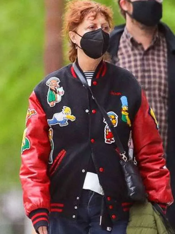 Susan Sarandon Simpsons Varsity Jacket - Image 4