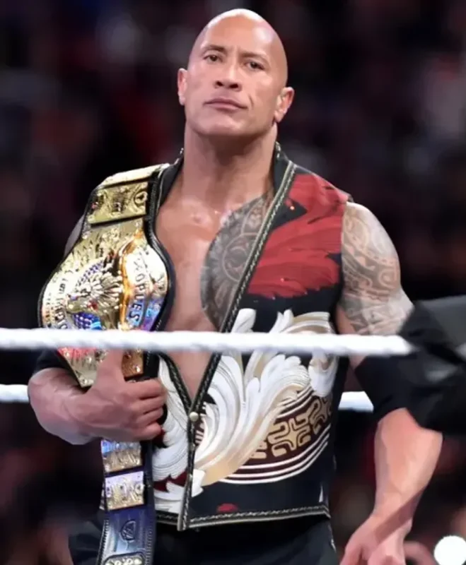 WWE WrestleMania 40 The Rock Vest