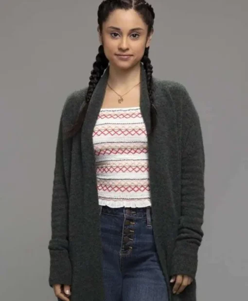 Yolanda Montez Stargirl Grey Wool Coat