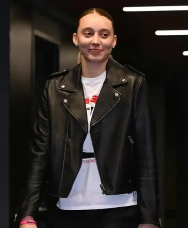 Dallas v Seattle Paige Bueckers Leather Jacket - Image 2