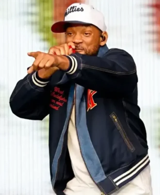 Based on a True Story Tour Will Smith Blue Jacket - Image 4