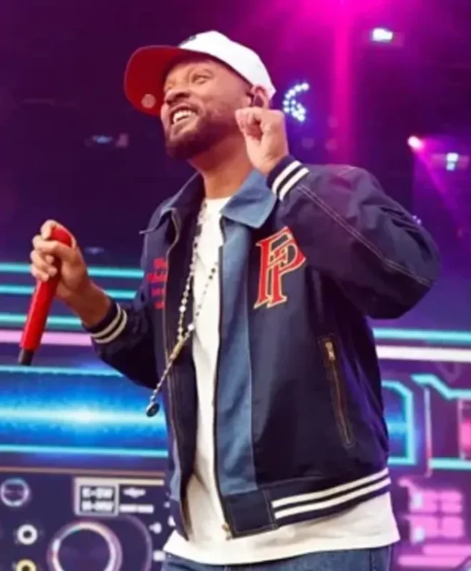 Based on a True Story Tour Will Smith Blue Jacket - Image 3