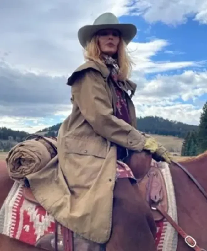 Dutton Ranch S01 Beth Dutton Brown Coat - Image 2