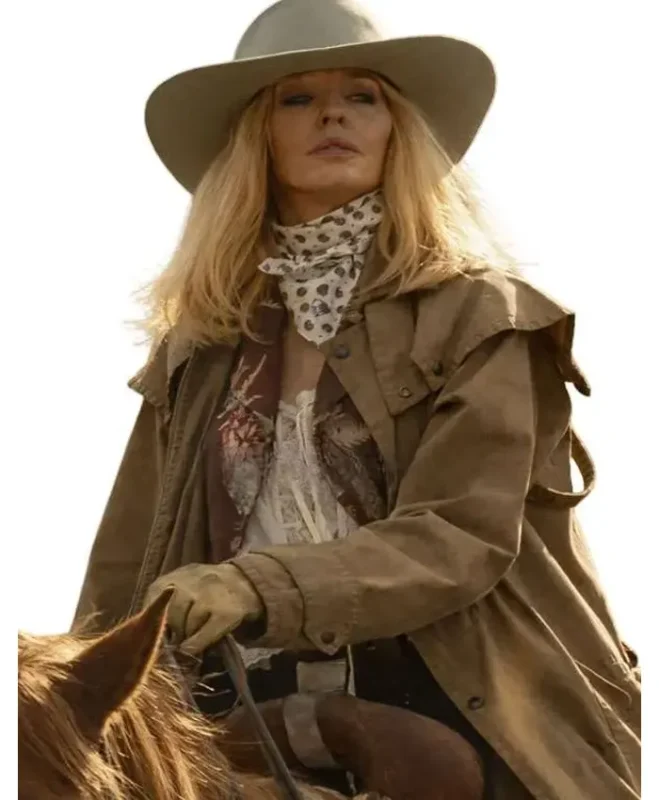 Dutton Ranch S01 Beth Dutton Brown Coat