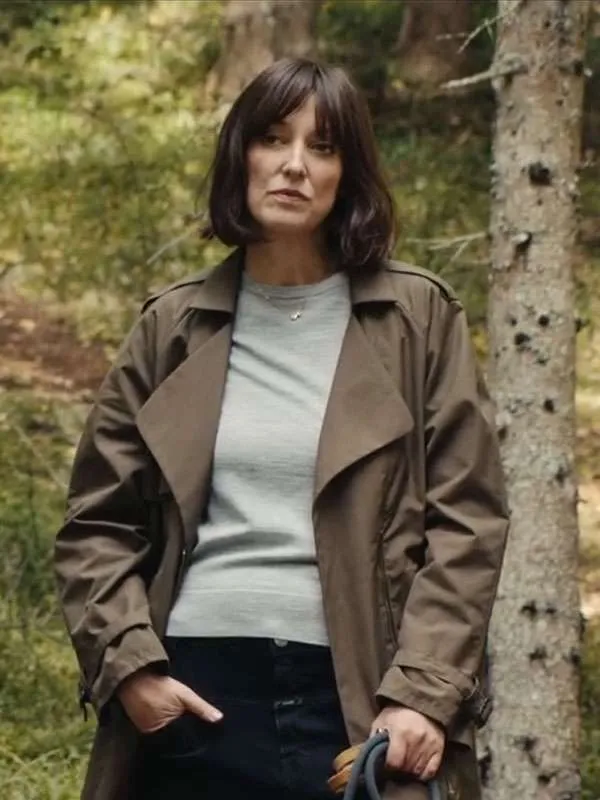 Alexandra Maria Lara Eat Pray Bark Green Cotton Jacket