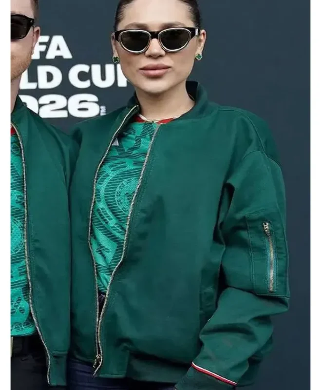 FIFA 2026 Fernanda Gómez Mexico Bomber Jacket - Image 3