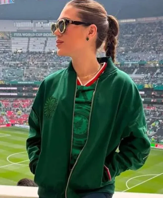 FIFA 2026 Fernanda Gómez Mexico Bomber Jacket - Image 4
