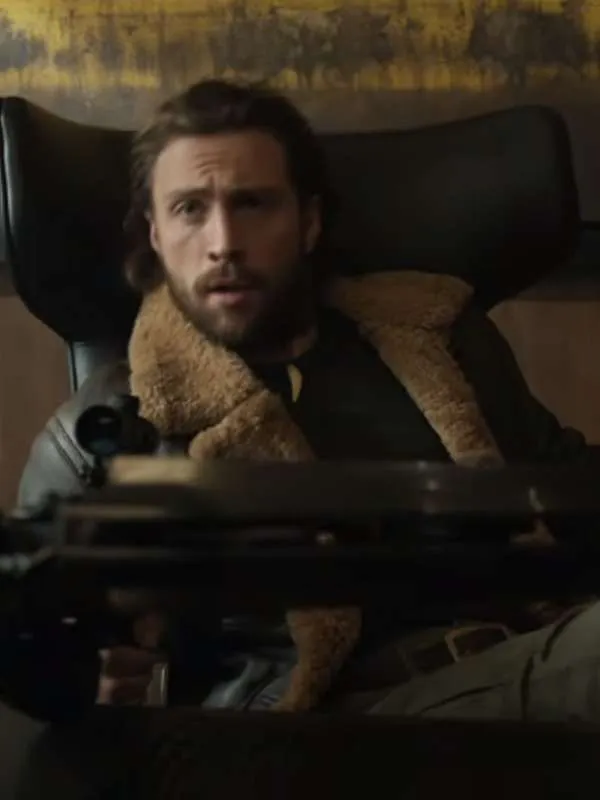Aaron Taylor-Johnson Kraven the Hunter Shearling Jacket - Image 3