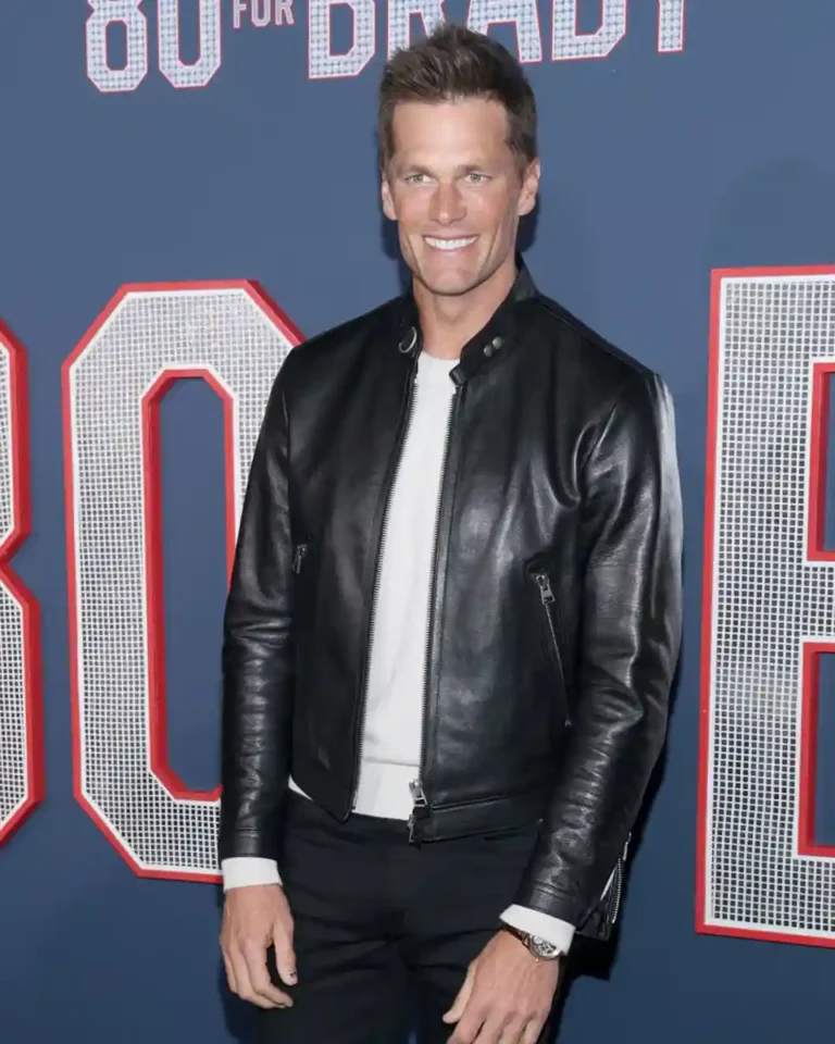 80 for Brady Tom Brady Leather Jacket