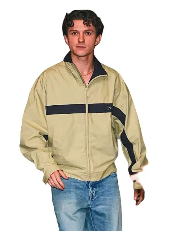 Tom Holland New York City 2026 Beige Track Jacket