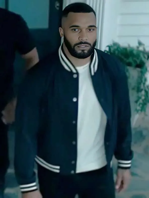 Tyler Perrys Duplicity 2025 Tyler Lepley Varsity Jacket