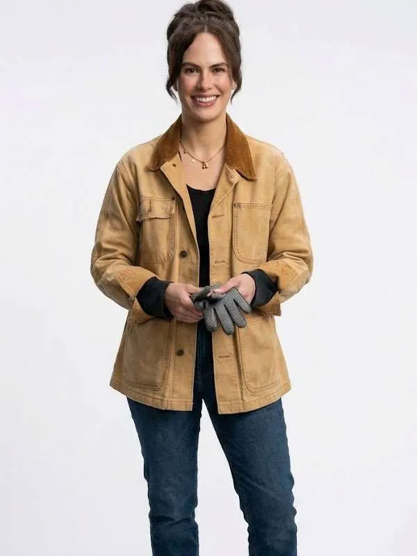 Jessica Brown Findlay Silo S03 Cotton Jacket